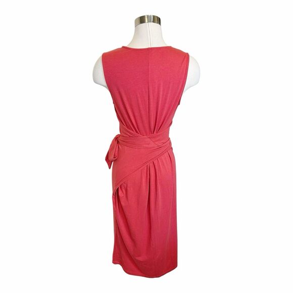 Peruvian Connection Harbor Island Midi Wrap Dress V Neck Sz M - Color Sorbet - Picture 5 of 6